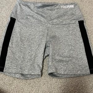 Pink active wear biker shorts